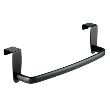 mDesign Over Cabinet Towel Rack Stylish Kitchen Organizer