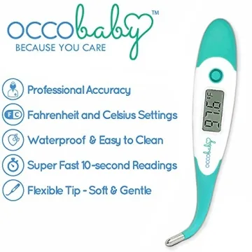 OCCObaby Digital Baby Thermometer Quick Read Accuracy