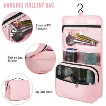 Veken 8 Set Packing Cubes for Travel, Suitcase Essentials Organizer Bags Set for Luggage, Road Trip Travel Accessories in 4 Sizes (Extra Large, Large, Medium, Small), Pink