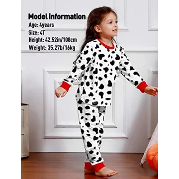 Toddler Dalmatian Pajamas Sleepwear for Kids Comfort