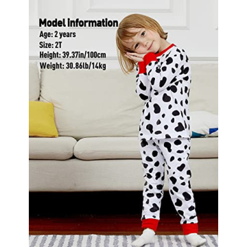 Toddler Dalmatian Pajamas Sleepwear for Kids Comfort