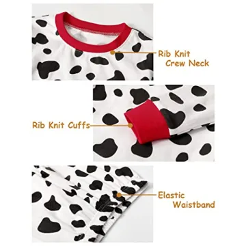 Toddler Dalmatian Pajamas Sleepwear for Kids Comfort
