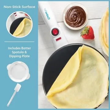 CucinaPro Electric Crepe Maker for Easy Delicious Meals