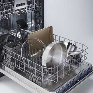 Calphalon Stainless Steel Cookware Sauce Pan with Lid, 3 qt., Stainless Steel