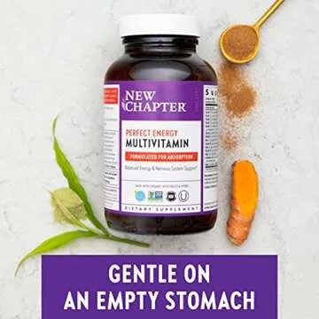 New Chapter Energizing Multivitamin for Balanced Energy and Health