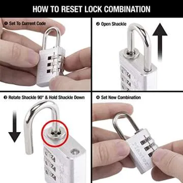 Compact Master Lock 630D: Secure & Customizable Travel Lock