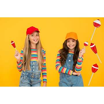 Fruidles Party Fun Variety 12 Pack Fishing Bobber Lollipops Mixed Fruit Flavor Party Suckers Perfect...