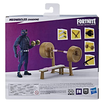 FORTNITE Meowscles (Shadow) Collectible Action Figure