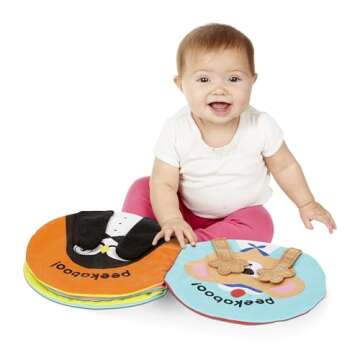 Melissa & Doug Soft Activity Baby Book - Peekaboo