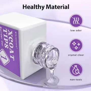 BTArtboxnails Nail Tips Builder Gel for Long Lasting Nails