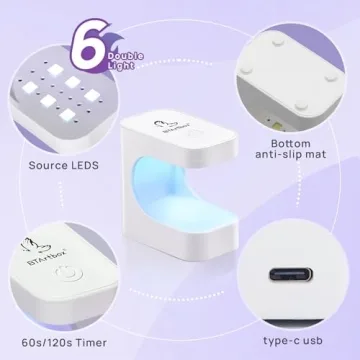 BTArtboxnails Nail Tips Builder Gel for Long Lasting Nails