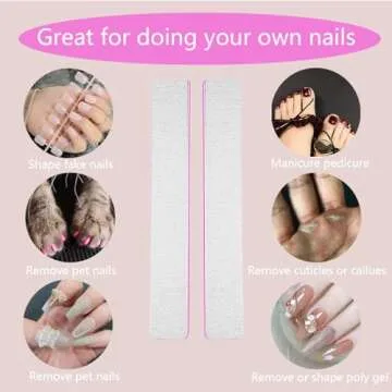 21pcs Emery Board Nail File Set for Ultimate Nail Care
