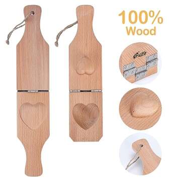 Gartely Heart Shaped Plantain Press for Stuffed Tostones