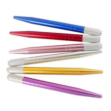 Xiaoyu 6PCS Manual Tattoo Microblading Pens - Top Quality for Permanent Makeup