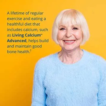 Garden of Life Calcium Supplement - Living Calcium Advanced Formula, D3, K2 and Magnesium for Absorption, 120 Vegetarian Caplets