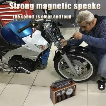 Portable AM FM Radios, Transistor Shortwave Radios with High-Powered Speakers, Retro Vintage Radios Support USB Power and Solar Panels Charging.Bluetooth TF Card (Rose Gold)