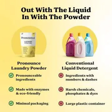 Pronounce Laundry Powder, Eco-Friendly, Safe for All Skin Types