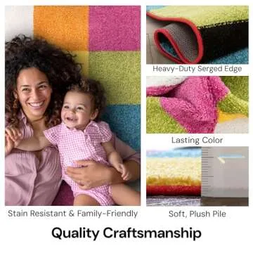 Well Woven Multicolor Modern Area Rug 5' x 7'