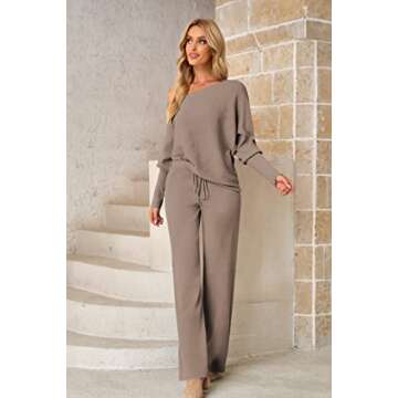 Stylish Women's Knitted Two Piece Set for Winter Comfort