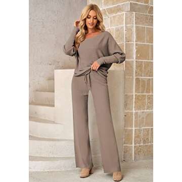 Stylish Women's Knitted Two Piece Set for Winter Comfort