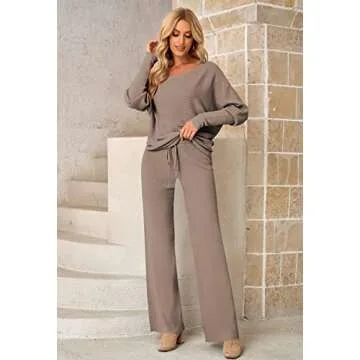 Stylish Women's Knitted Two Piece Set for Winter Comfort