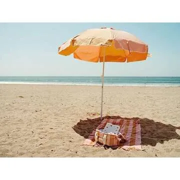 Premium Family Beach Umbrella - Lightweight & Stylish 6' Size