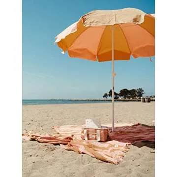 Premium Family Beach Umbrella - Lightweight & Stylish 6' Size