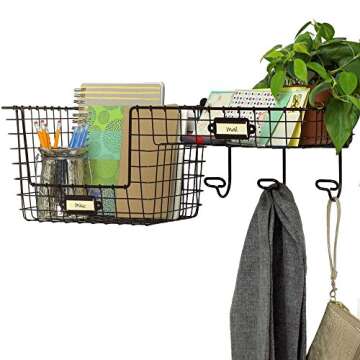 Spectrum Diversified Vintage Entryway Station - Industrial Gray