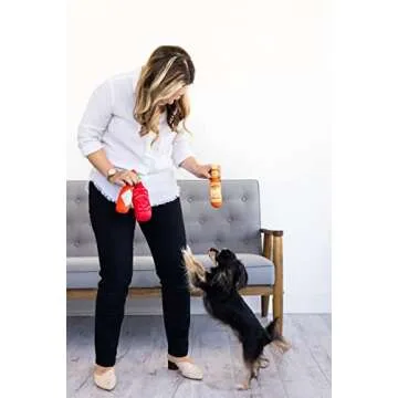 Pearhead Hot Sauce Dog Toys, Set of 3, Hot Sauce Toy Set for Dogs, Must Have Toys for Pet Owners, Plush Chew Toys Set of 3