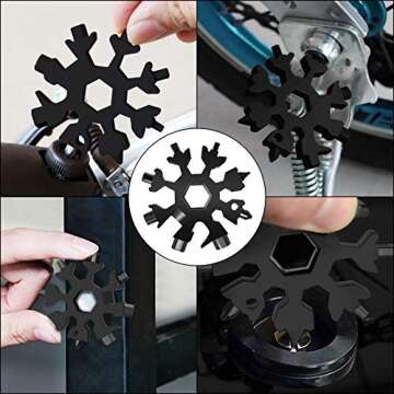 Stocking Stuffers for Men: Snowflake MultiTool Gift Set