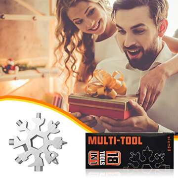 Stocking Stuffers for Men: Snowflake MultiTool Gift Set