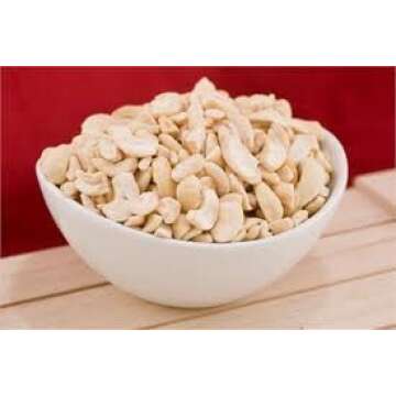 Premium Large Raw Cashew Pieces - 5 Pound Bulk Bag for Healthy Snacking