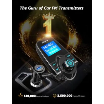 Nulaxy 2024 Bluetooth FM Transmitter for Car