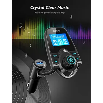 Nulaxy 2024 Bluetooth FM Transmitter for Car