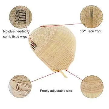 Silver Red Long Wavy Cosplay Wig with Cap for Women