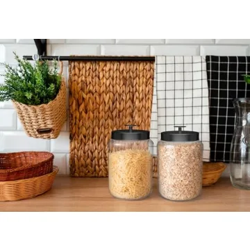 KooK Glass Storage Containers Set of 2 for Organization