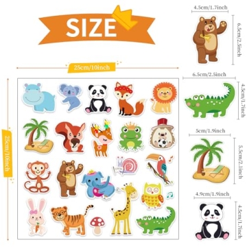 Window Clings Stickers - Creative Gel Clings for Kids