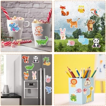 Window Clings Stickers - Creative Gel Clings for Kids