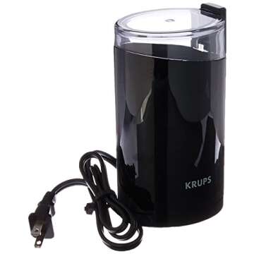 Krups Fast Touch Coffee Grinder: Electric Precision Grinding for Coffee Lovers