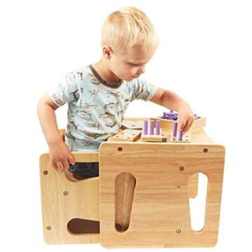 Counting Peg Board - Montessori Math and Numbers for Kids - Wooden Math Manipulatives Materials