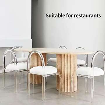 FANRUIQI Modern Dressing Makeup Chair - Comfort & Style