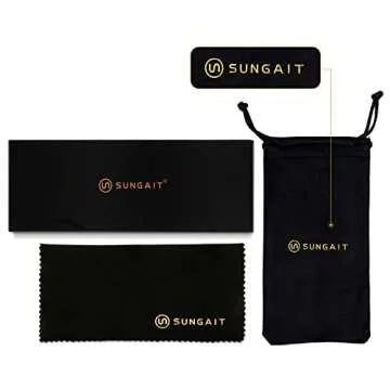 SUNGAIT Classic Square Frame Sunglasses Retro Style for Men Women (Tortoise Frame/Polarized Green Mirror Lens, 54) Composite Frame 1509PGHPKLV