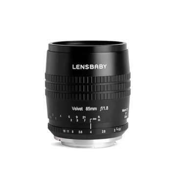 Lensbaby Velvet 85 Sony E Focal Length 85 mm 24 cm Close Focusing Distance Suitable for Sony System Cameras and SLR Cameras LBV85X