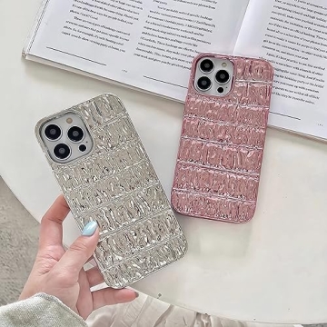 Chic 3D Pleated iPhone 14 Pro Max Case for Women