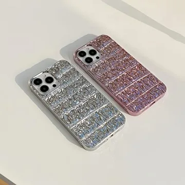 Chic 3D Pleated iPhone 14 Pro Max Case for Women