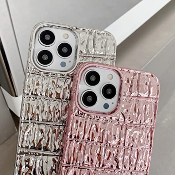 Chic 3D Pleated iPhone 14 Pro Max Case for Women