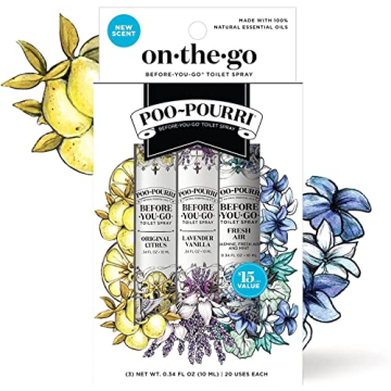 Poo-Pourri Toilet Spray, Travel Size Variety Pack
