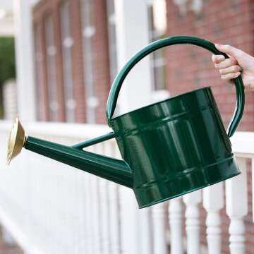 Decorative 1.3 Gallon Metal Watering Can