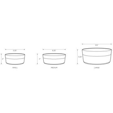 Park Life Designs - Ceramic Bowl for Dogs, Cats and Pets, Stylish Daze Design, Heavyweight and Non Slip, Skid Free, Chew Proof, Durable, Microwave and Dishwasher Safe (Small, Gold Marble)