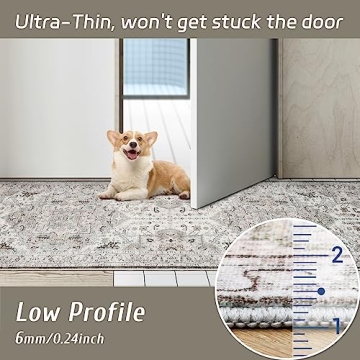 Madane Hallway Washable Runner Rug Soft Non-Slip